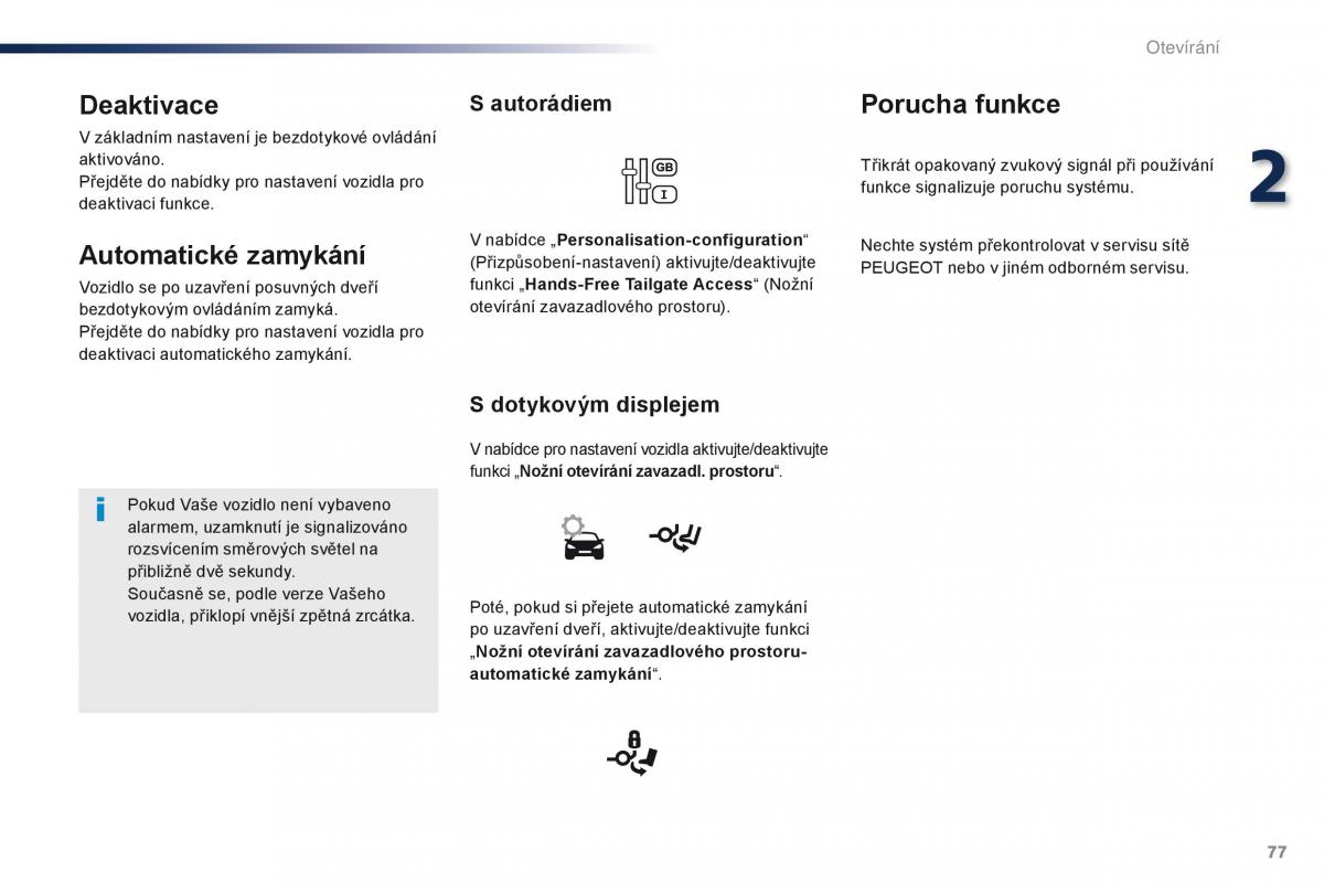 Peugeot Traveller navod k obsludze / page 79