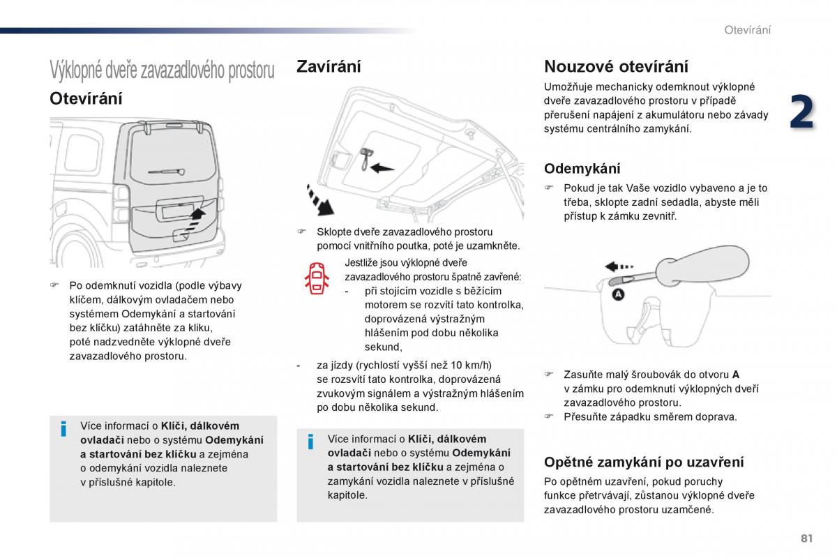 Peugeot Traveller navod k obsludze / page 83