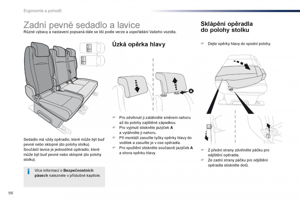 Peugeot Traveller navod k obsludze / page 100