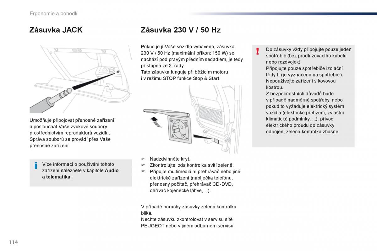 Peugeot Traveller navod k obsludze / page 116