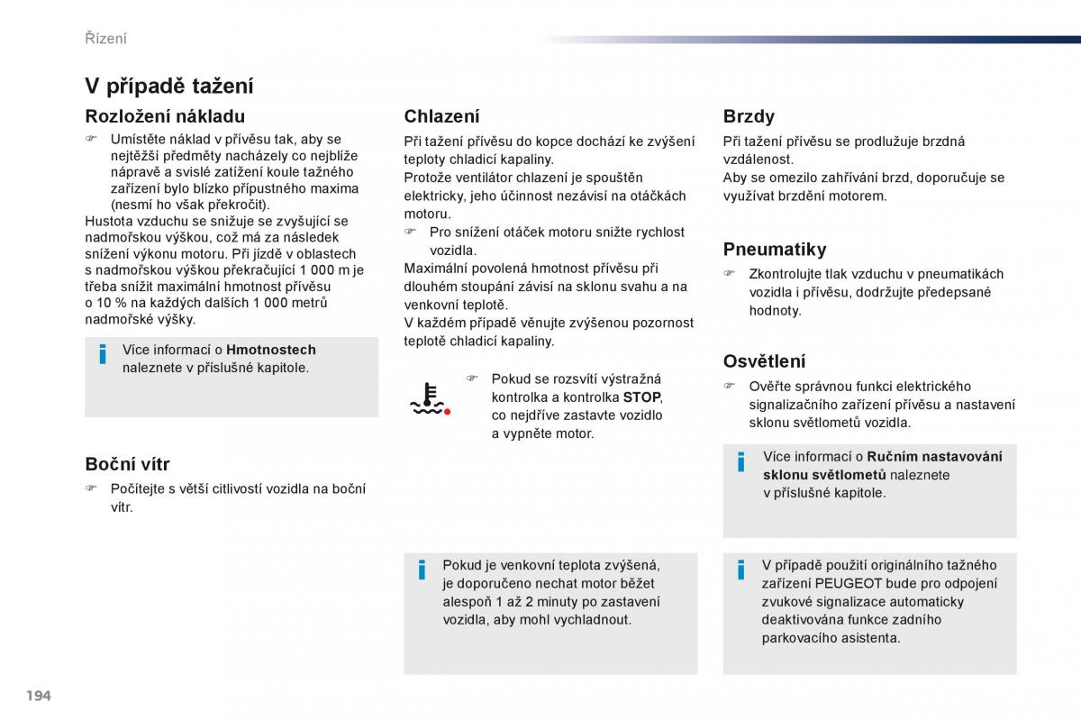 Peugeot Traveller navod k obsludze / page 196