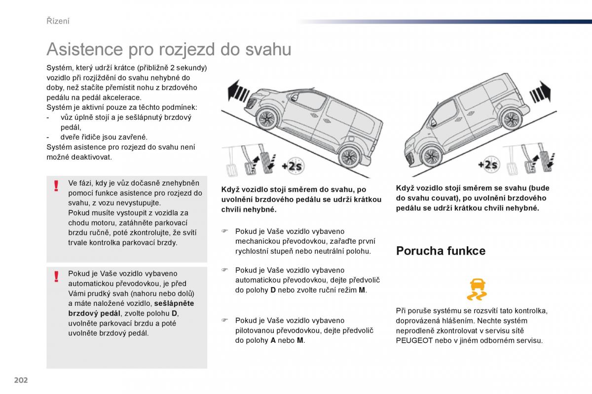 Peugeot Traveller navod k obsludze / page 204