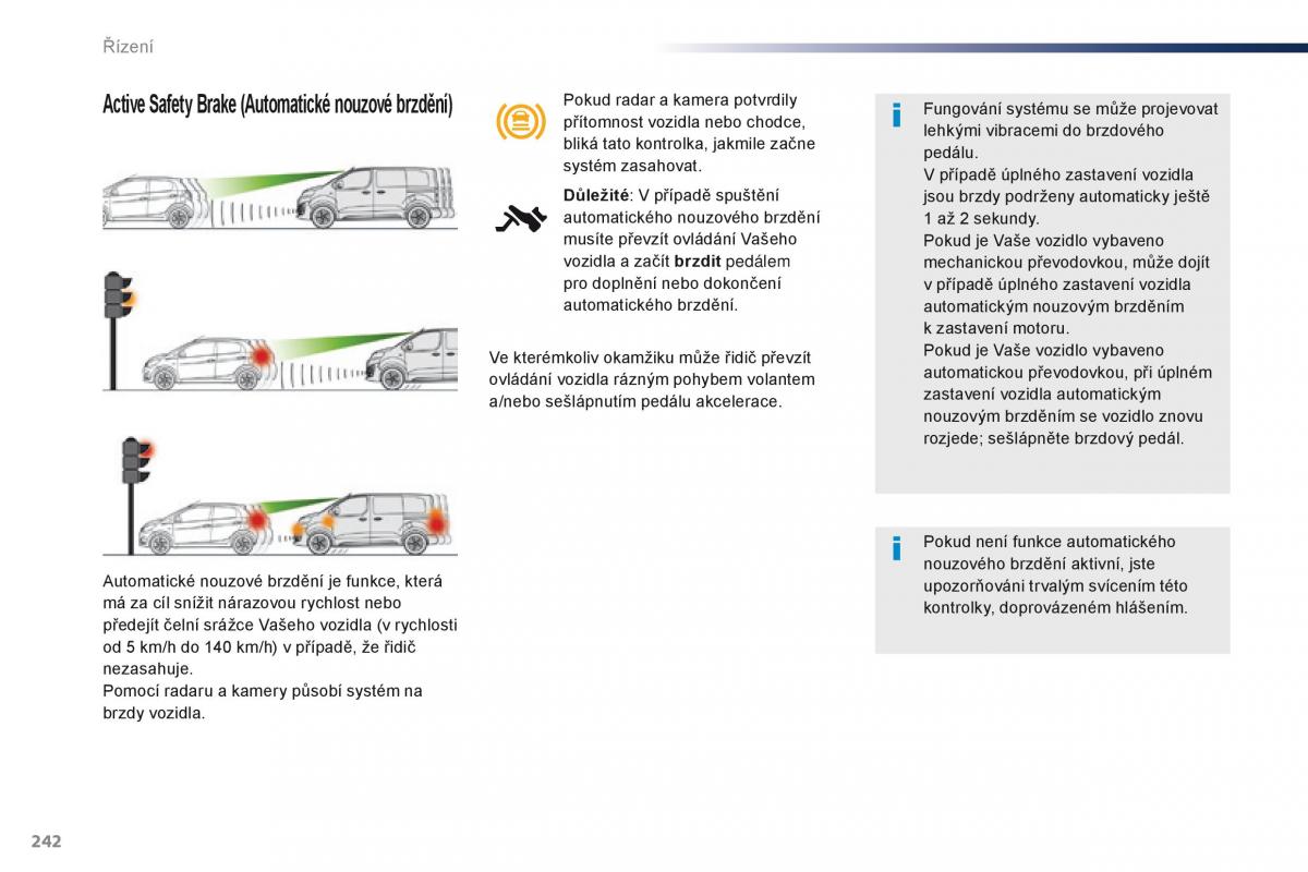 Peugeot Traveller navod k obsludze / page 244