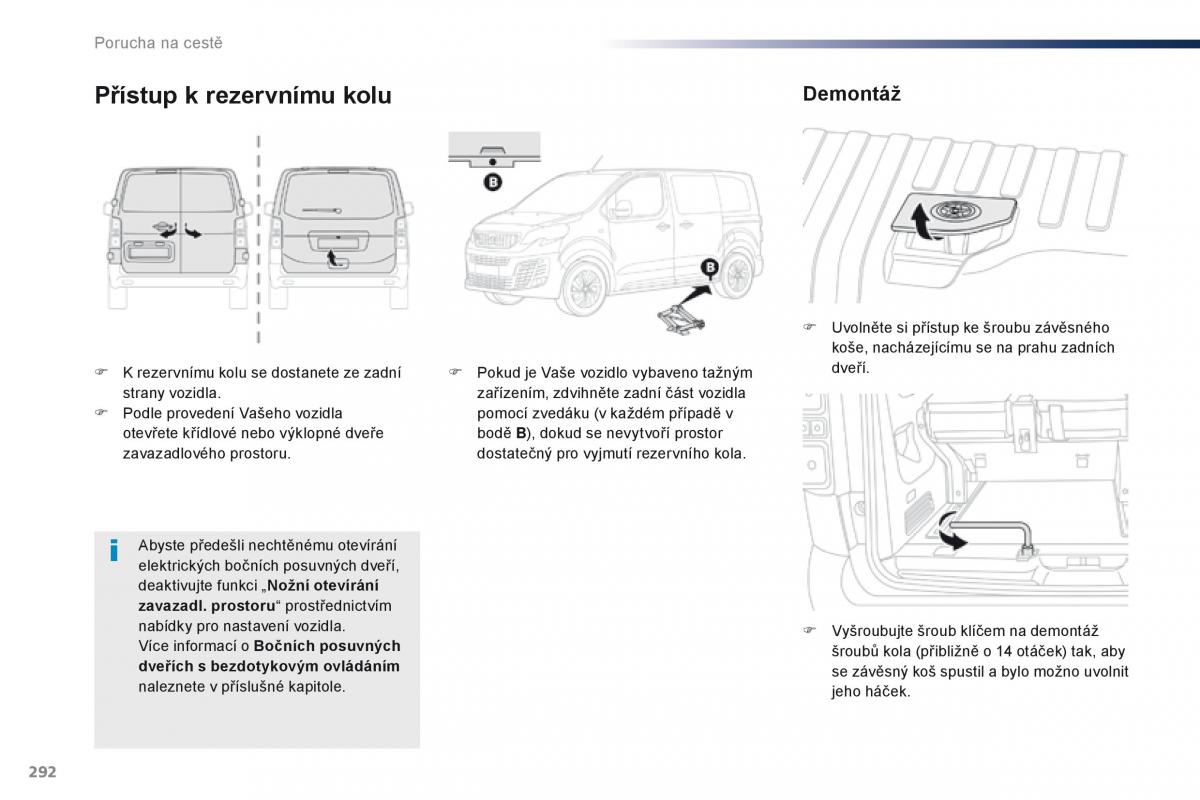 Peugeot Traveller navod k obsludze / page 294