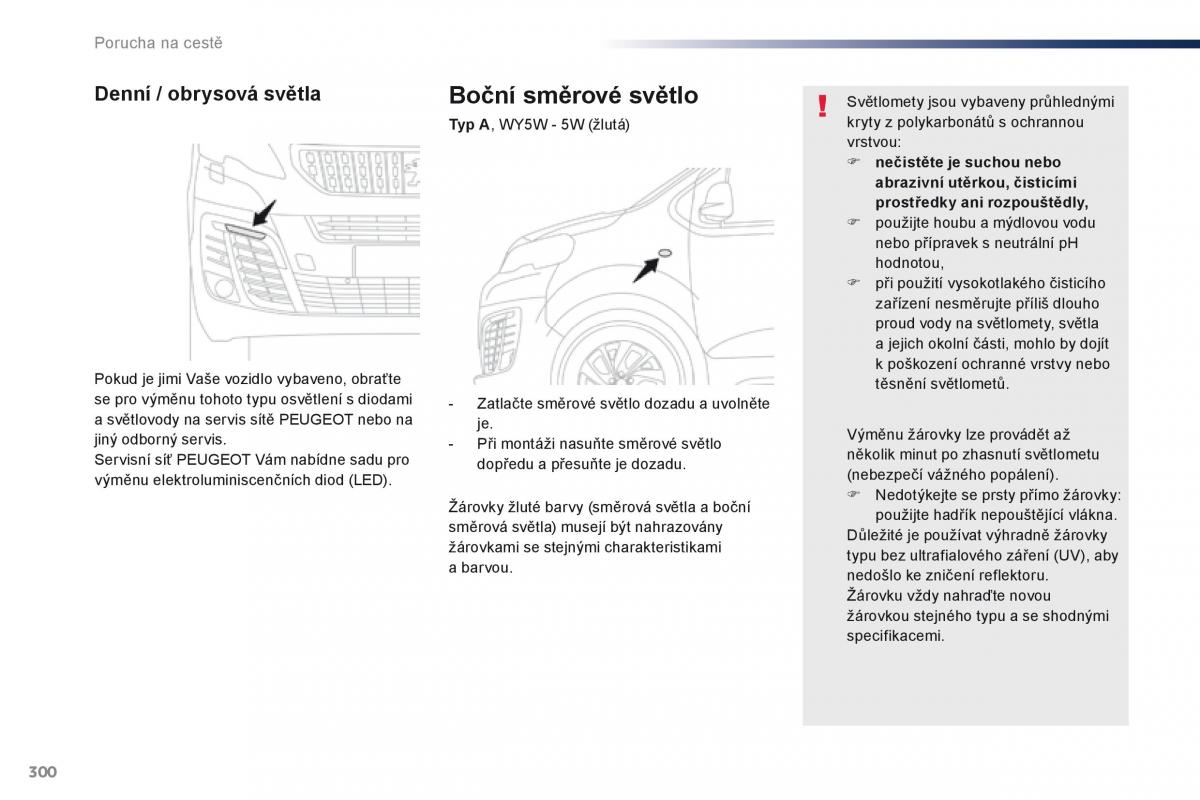 Peugeot Traveller navod k obsludze / page 302