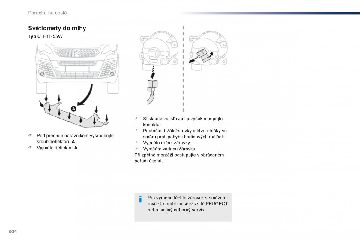 Peugeot Traveller navod k obsludze / page 306