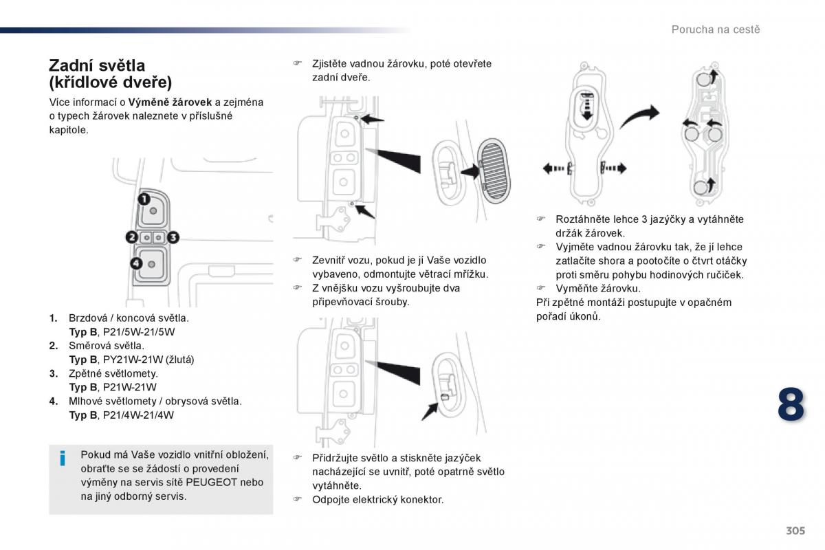 Peugeot Traveller navod k obsludze / page 307