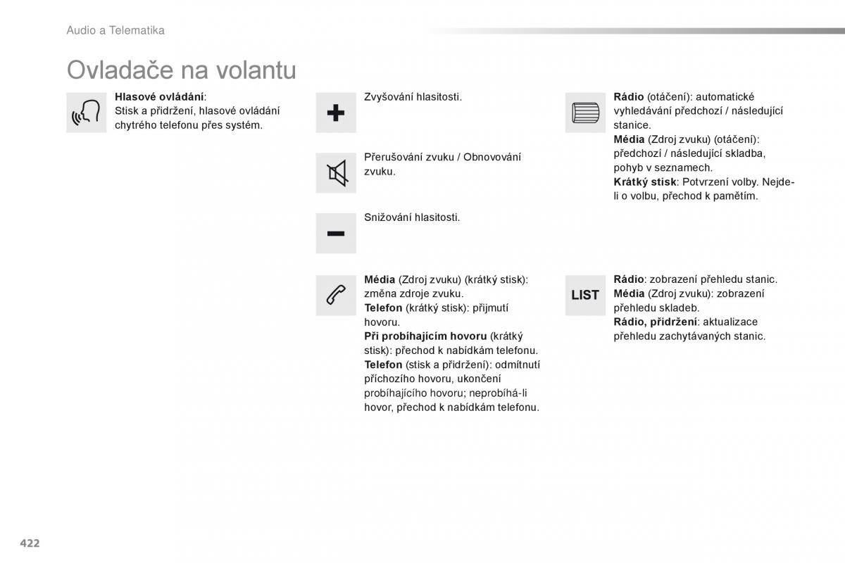 Peugeot Traveller navod k obsludze / page 424