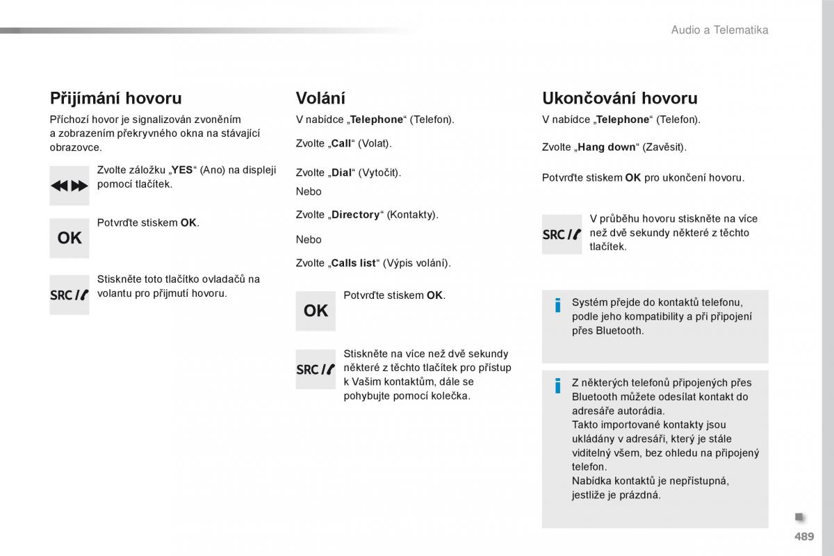 Peugeot Traveller navod k obsludze / page 491