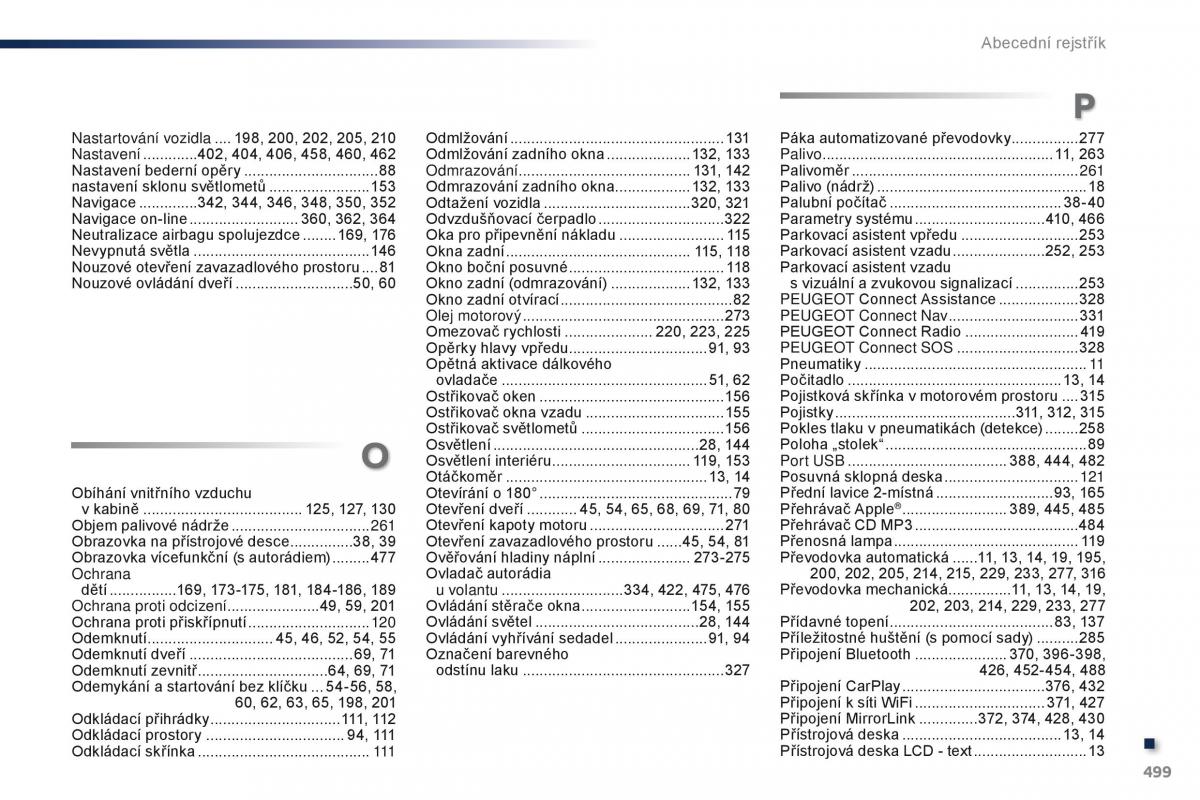 Peugeot Traveller navod k obsludze / page 501