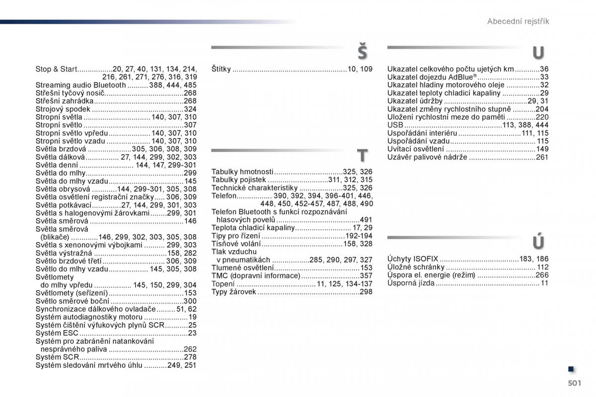 Peugeot Traveller navod k obsludze / page 503