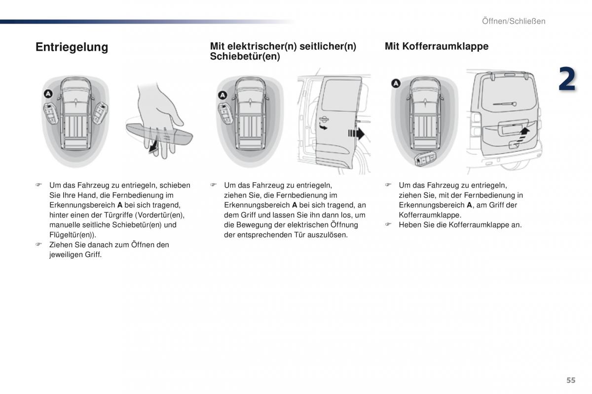 Peugeot Traveller Handbuch / page 57