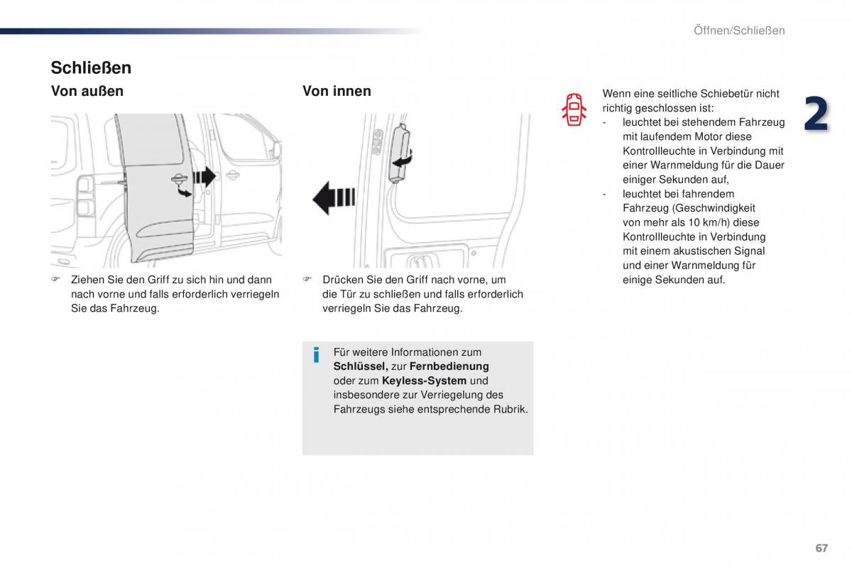 Peugeot Traveller Handbuch / page 69