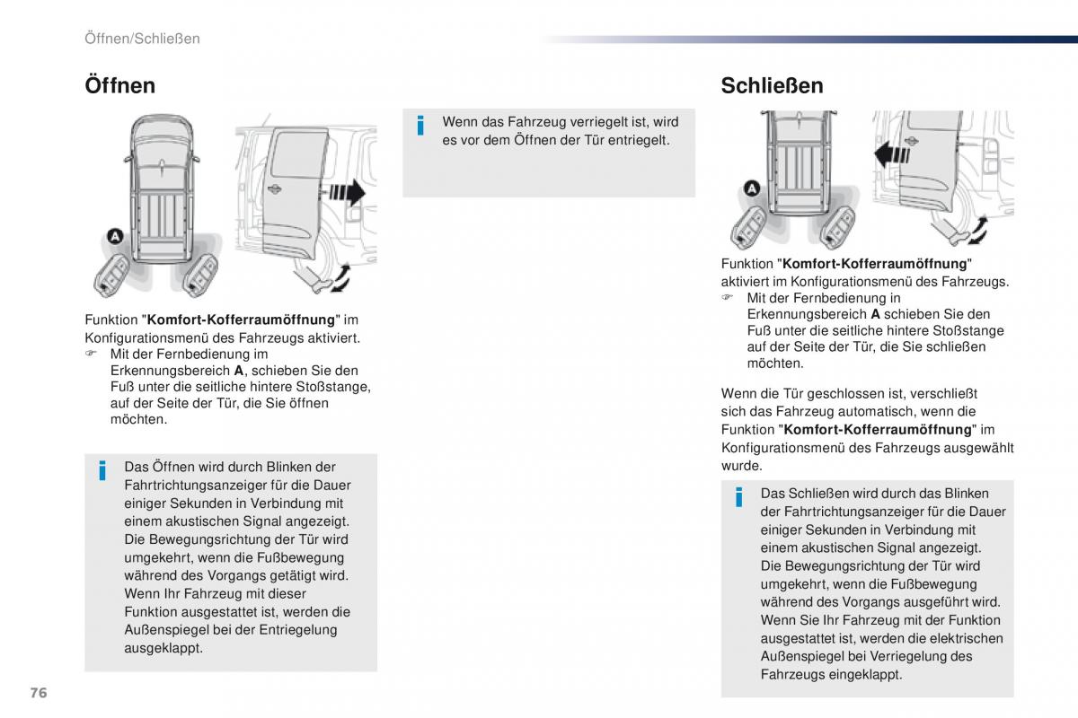 Peugeot Traveller Handbuch / page 78