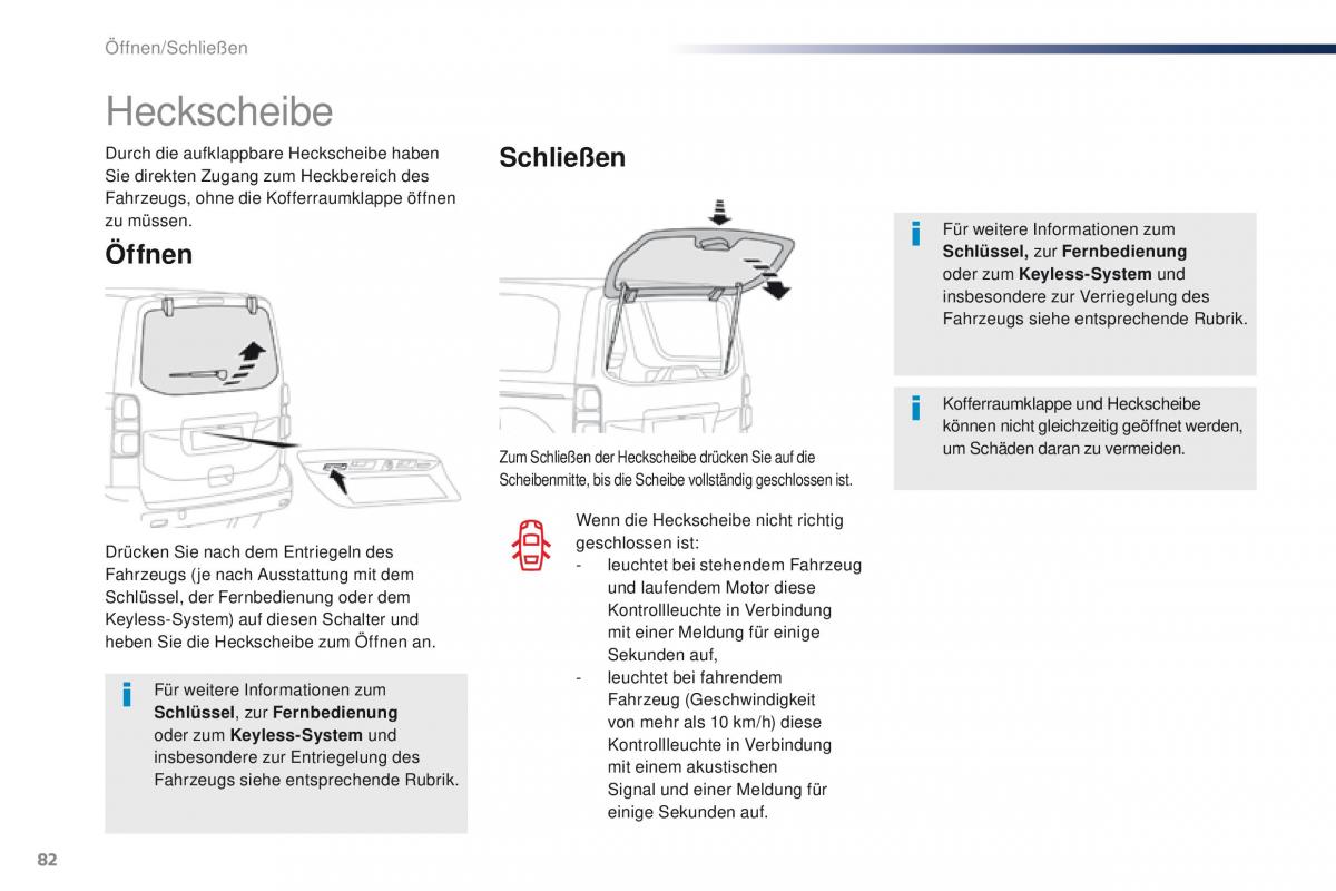 Peugeot Traveller Handbuch / page 84