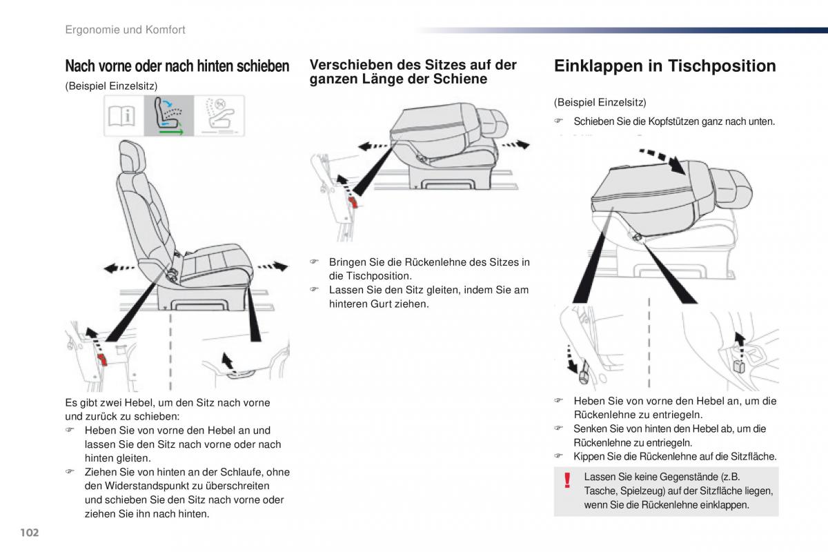 Peugeot Traveller Handbuch / page 104