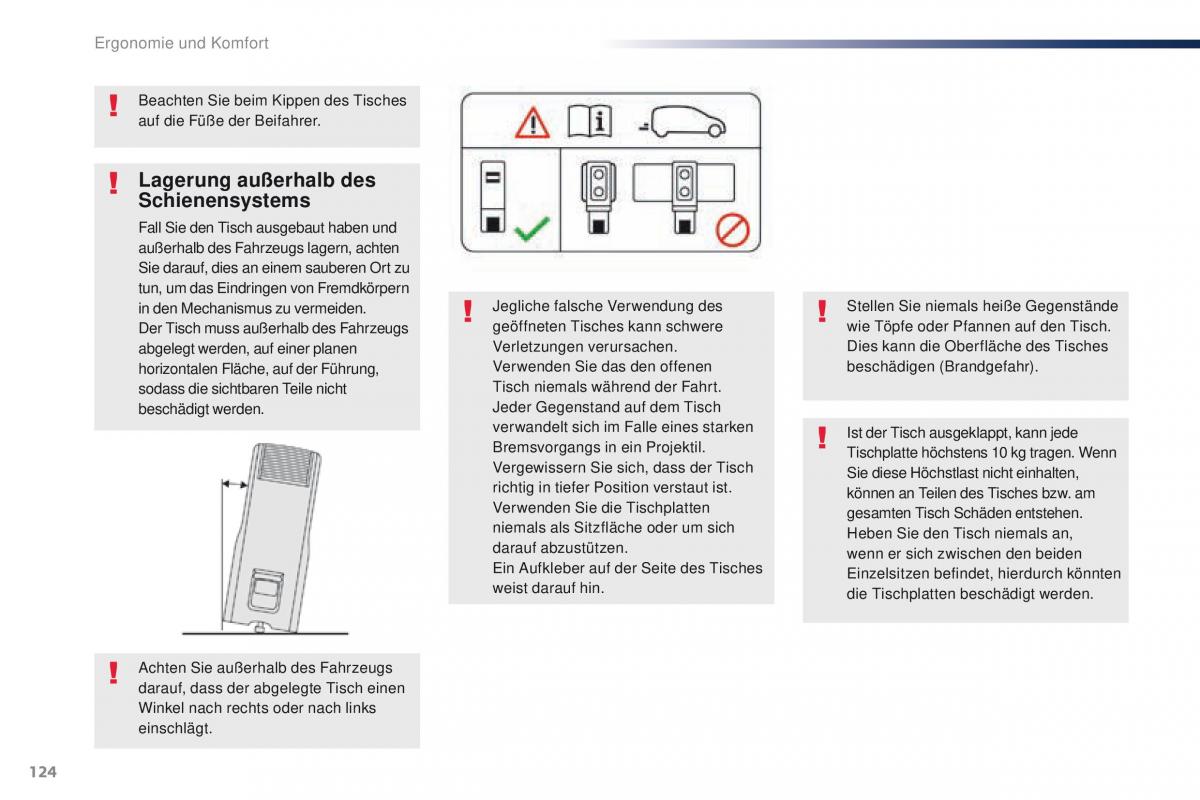 Peugeot Traveller Handbuch / page 126