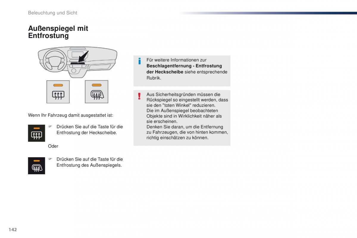 Peugeot Traveller Handbuch / page 144