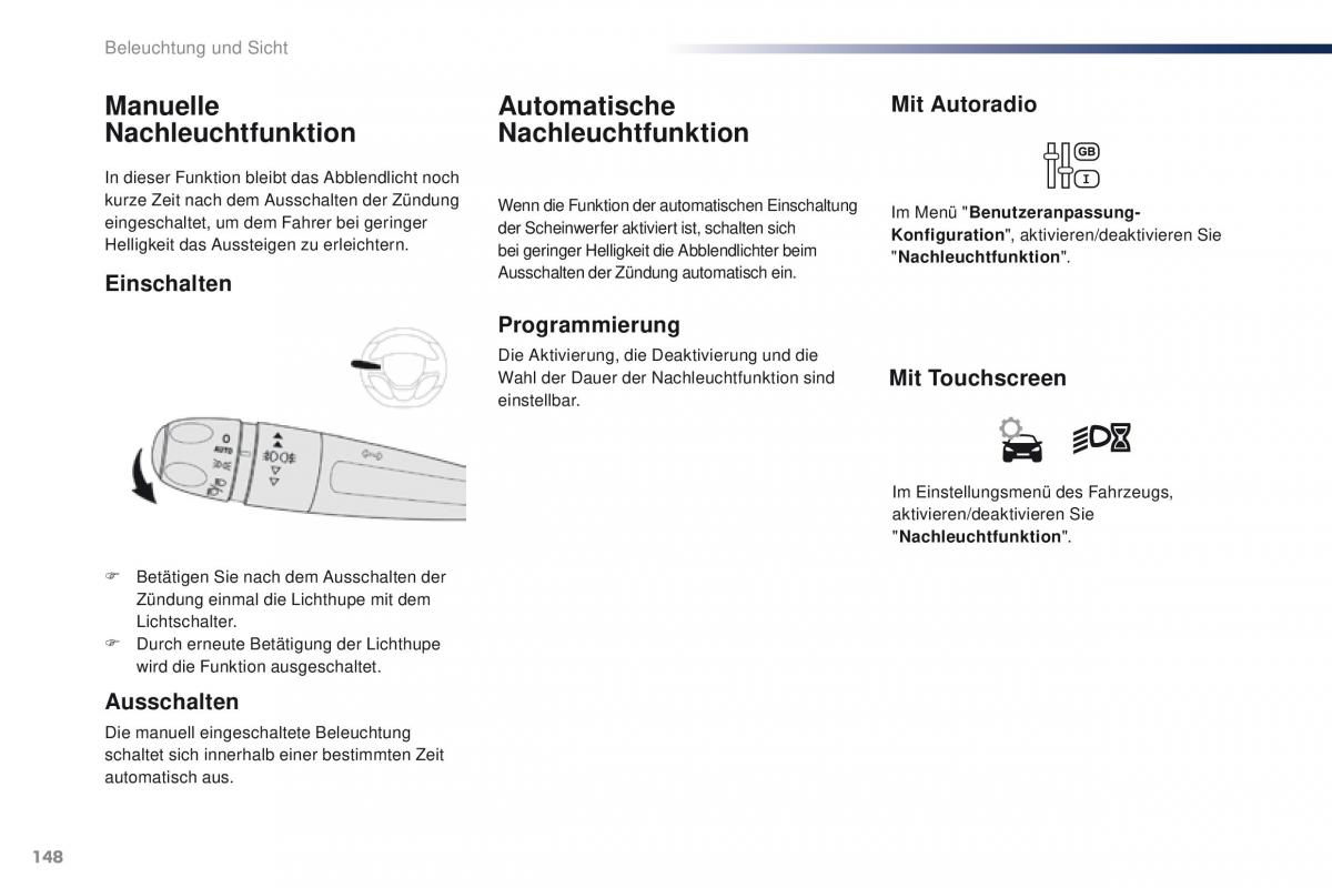 Peugeot Traveller Handbuch / page 150