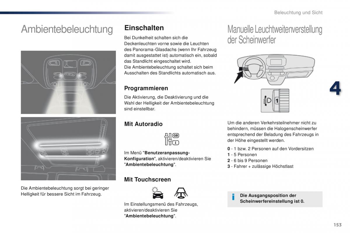 Peugeot Traveller Handbuch / page 155