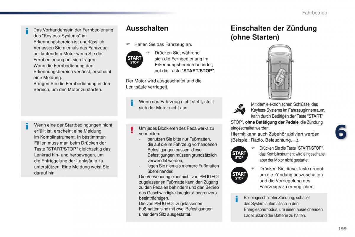 Peugeot Traveller Handbuch / page 201