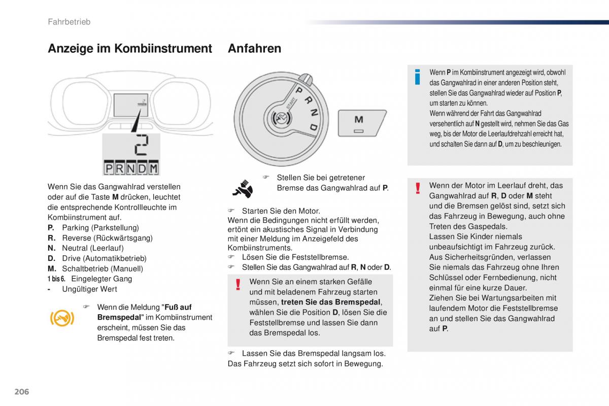 Peugeot Traveller Handbuch / page 208