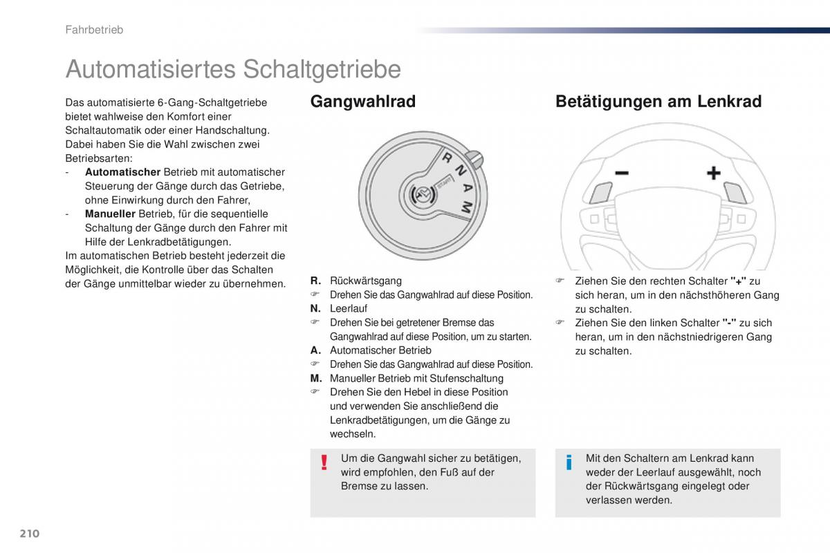 Peugeot Traveller Handbuch / page 212