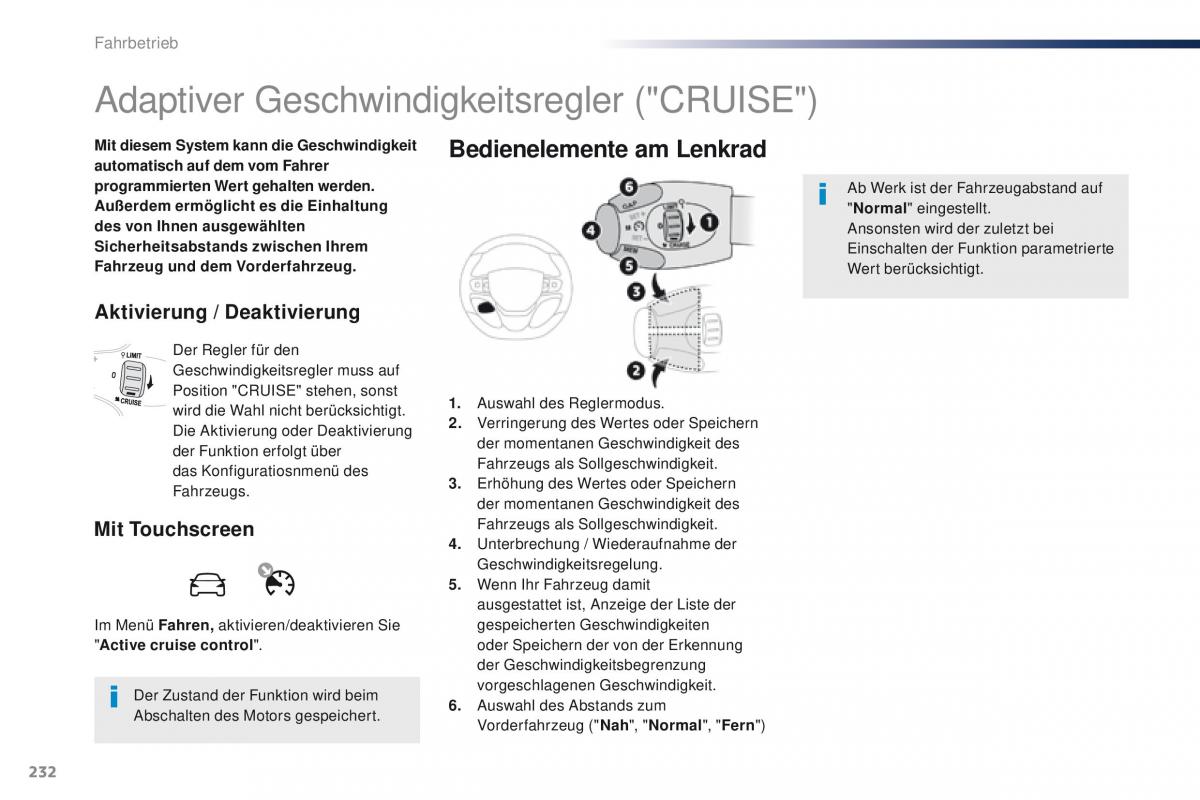 Peugeot Traveller Handbuch / page 234