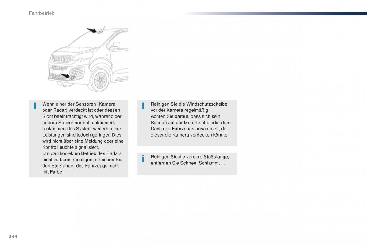 Peugeot Traveller Handbuch / page 246