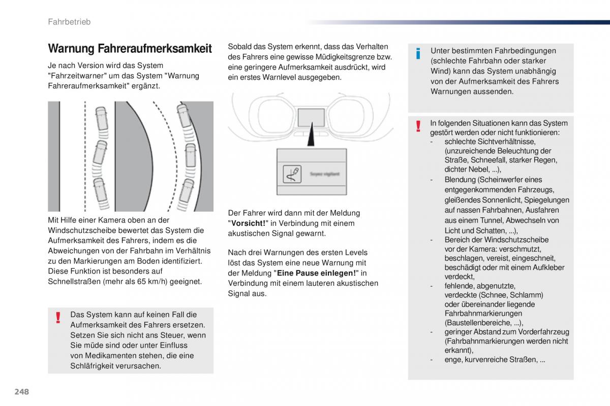 Peugeot Traveller Handbuch / page 250