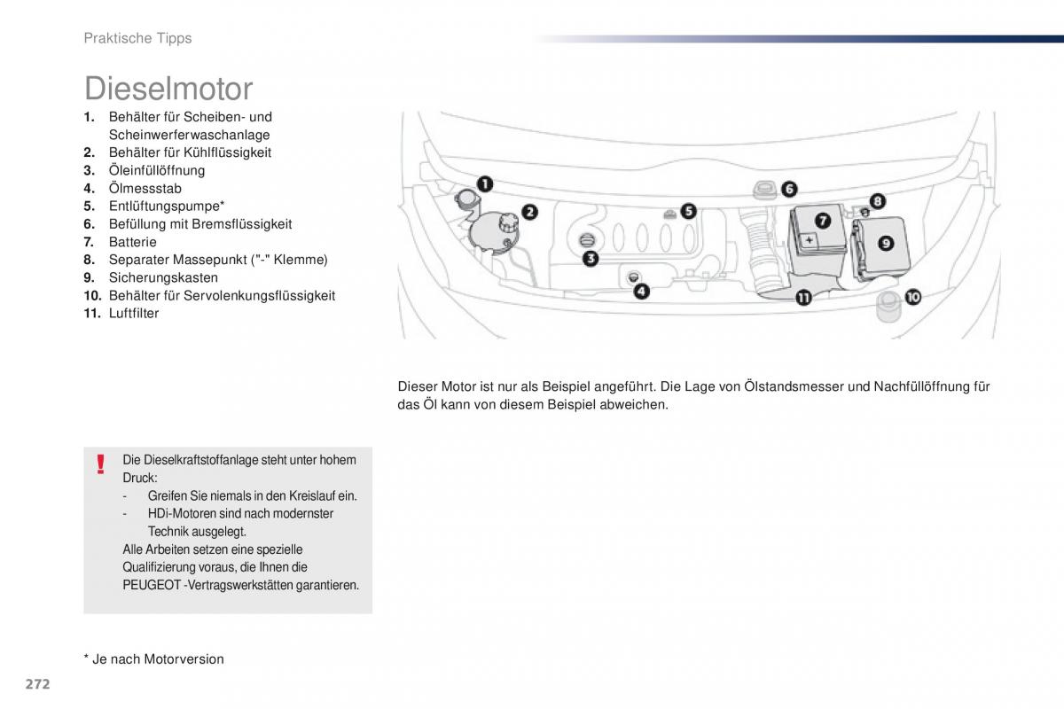 Peugeot Traveller Handbuch / page 274