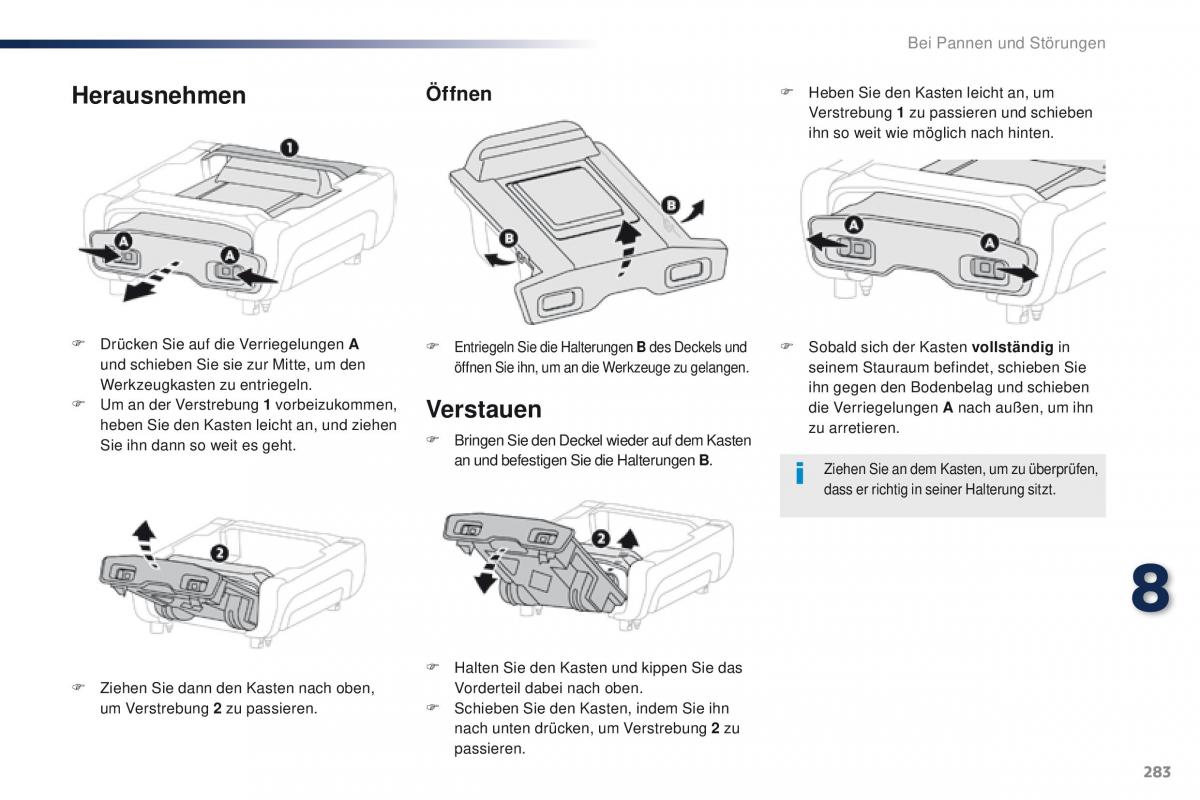 Peugeot Traveller Handbuch / page 285