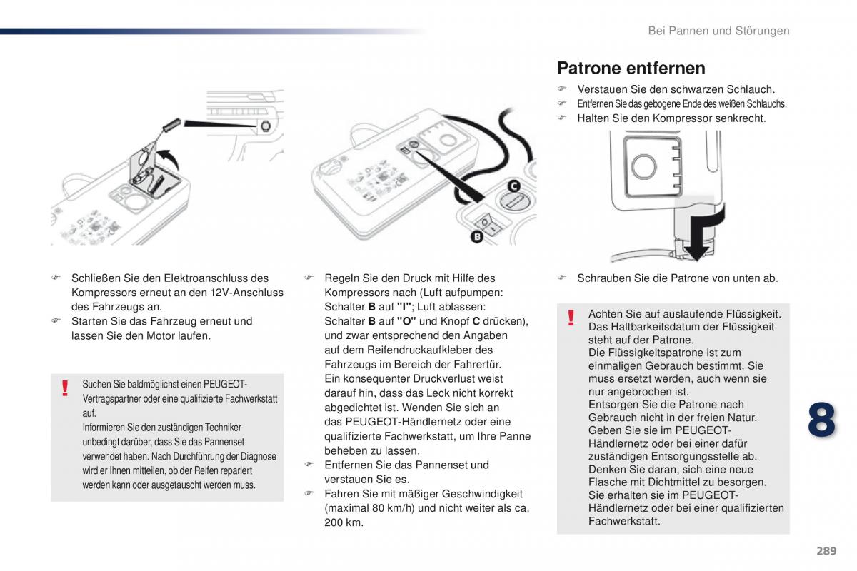 Peugeot Traveller Handbuch / page 291