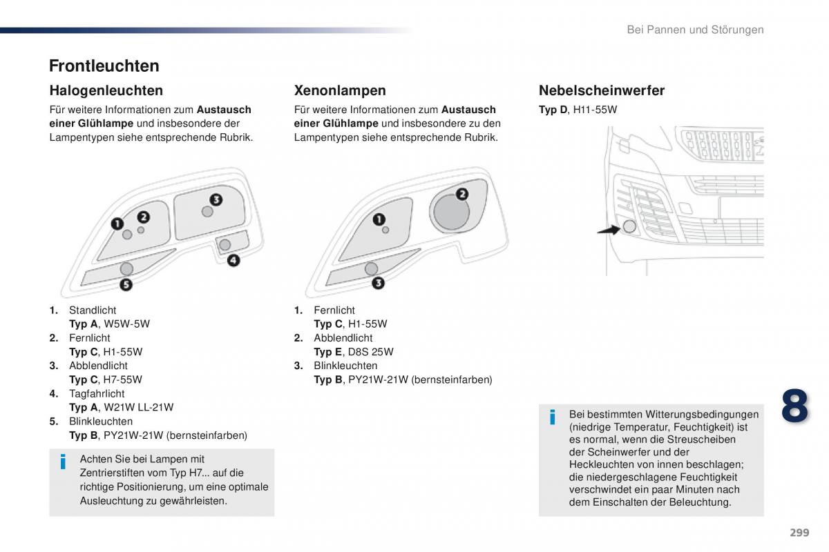 Peugeot Traveller Handbuch / page 301