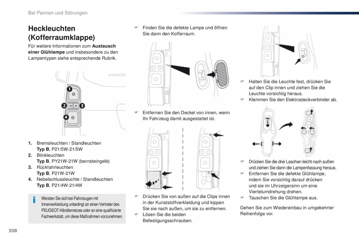 Peugeot Traveller Handbuch / page 310