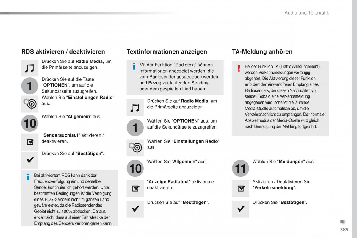 Peugeot Traveller Handbuch / page 387