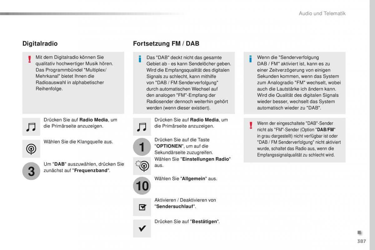 Peugeot Traveller Handbuch / page 389