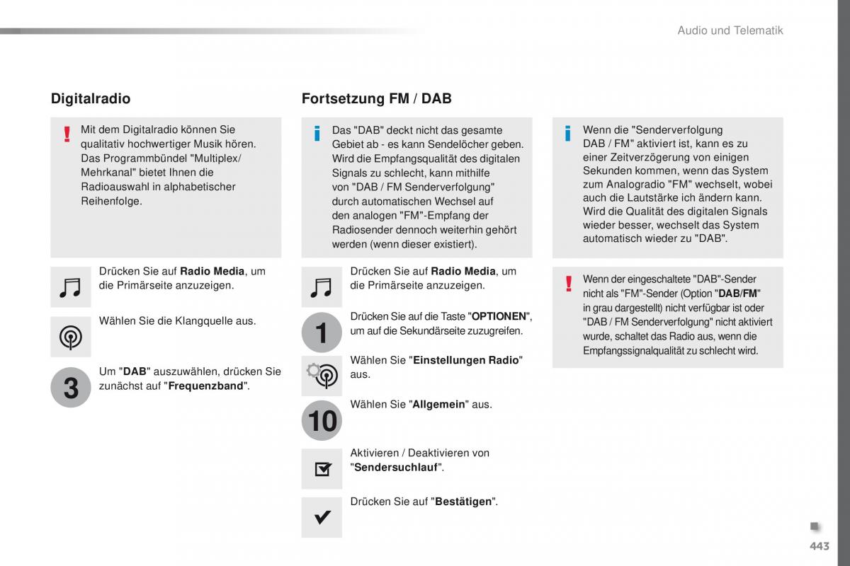 Peugeot Traveller Handbuch / page 445