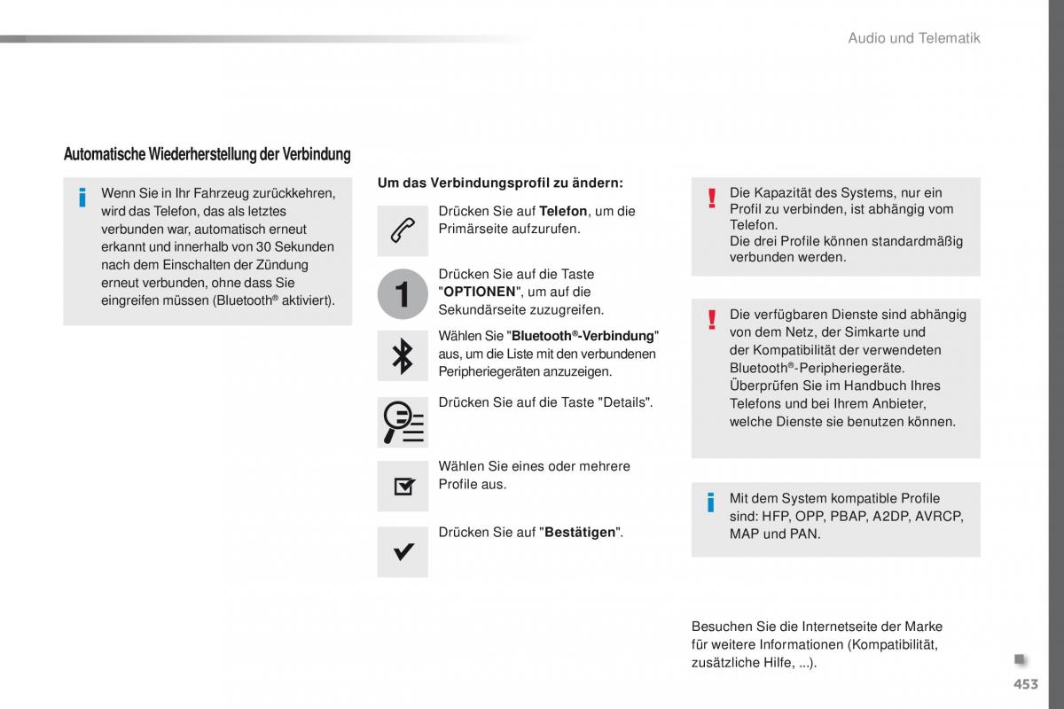 Peugeot Traveller Handbuch / page 455