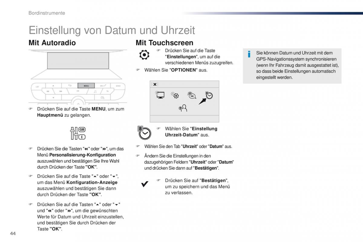 Peugeot Traveller Handbuch / page 46