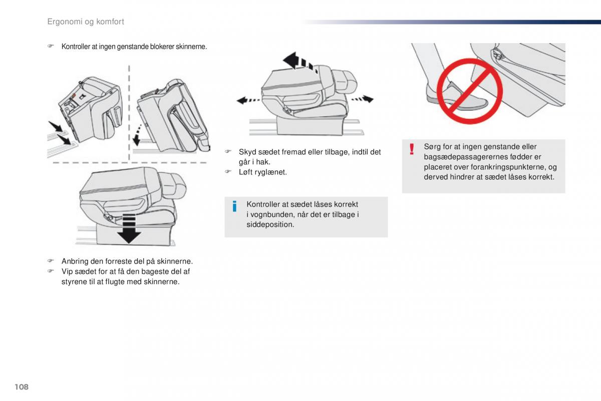 Peugeot Traveller Bilens instruktionsbog / page 110