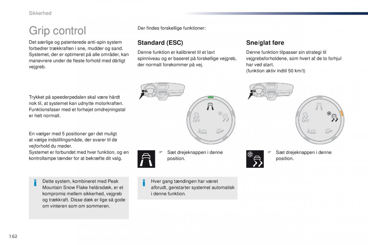 Peugeot Traveller Bilens instruktionsbog / page 164