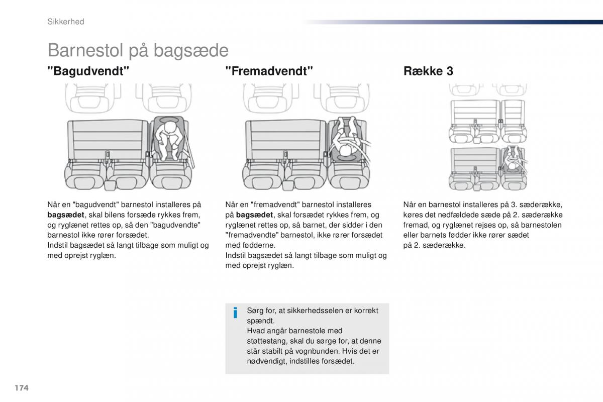 Peugeot Traveller Bilens instruktionsbog / page 176