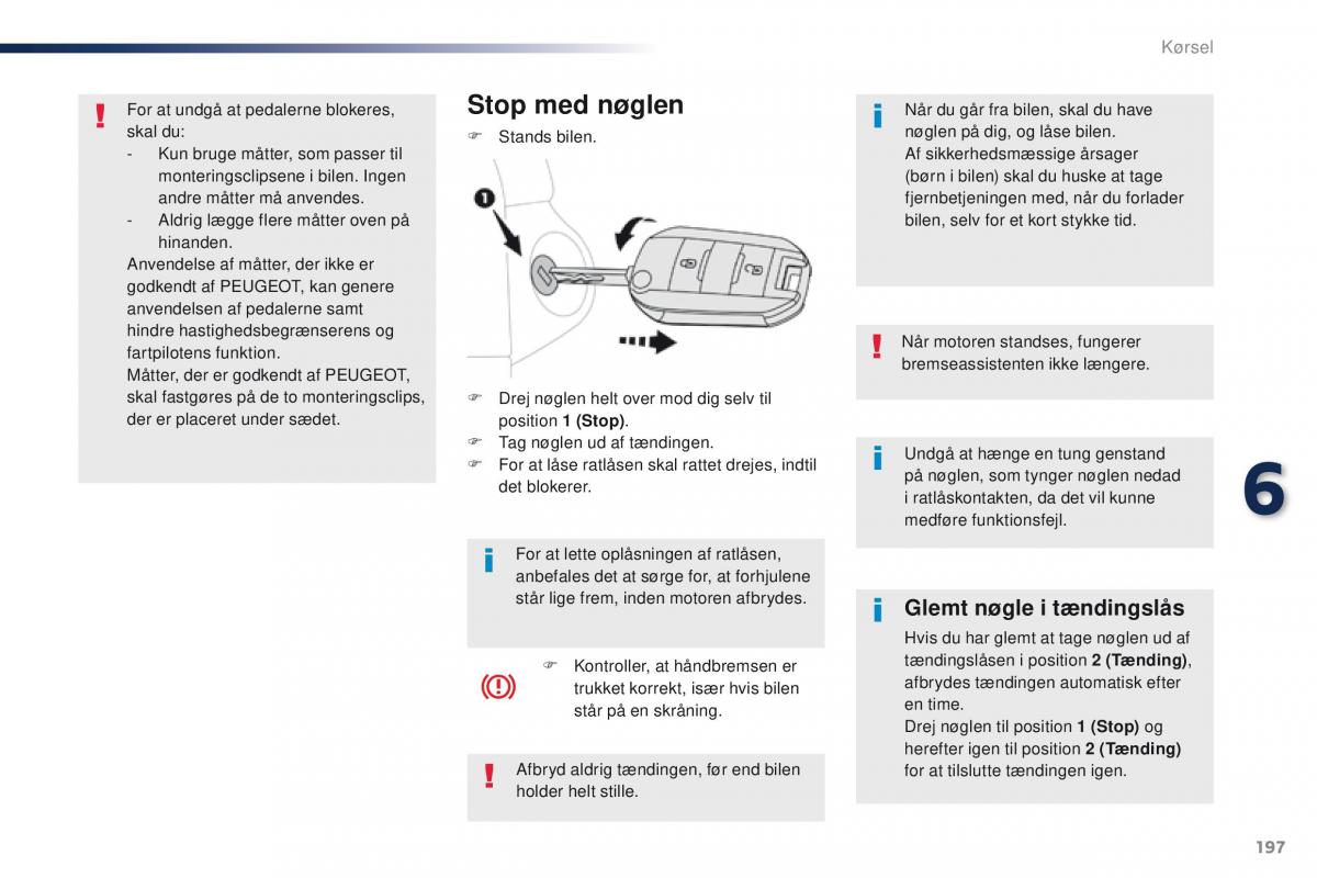 Peugeot Traveller Bilens instruktionsbog / page 199