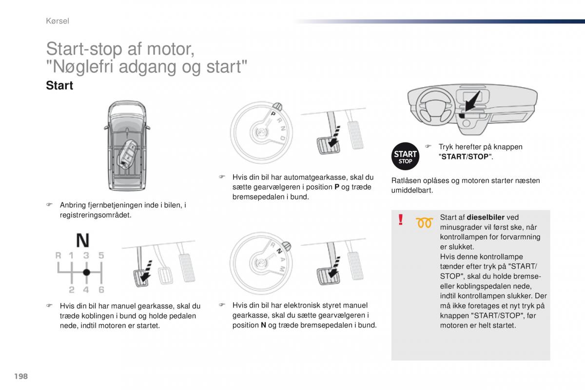 Peugeot Traveller Bilens instruktionsbog / page 200