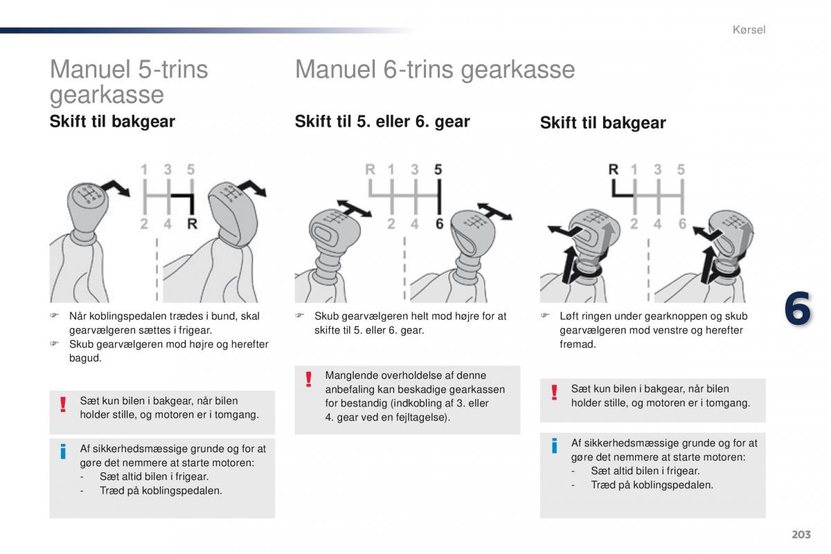 Peugeot Traveller Bilens instruktionsbog / page 205