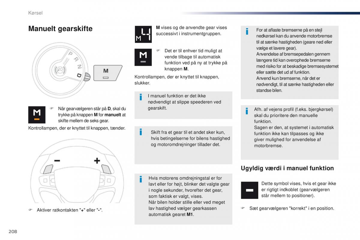 Peugeot Traveller Bilens instruktionsbog / page 210