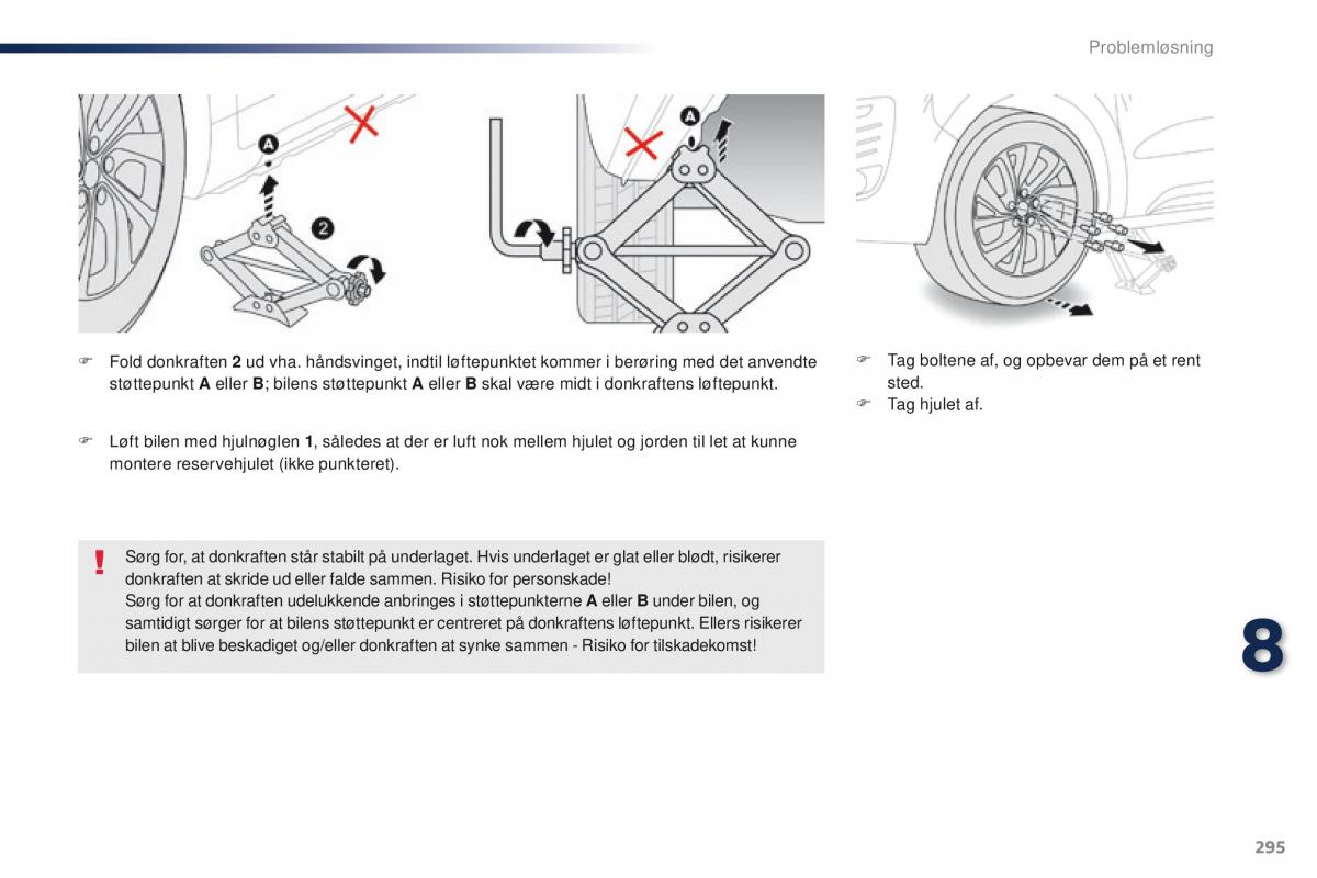 Peugeot Traveller Bilens instruktionsbog / page 297