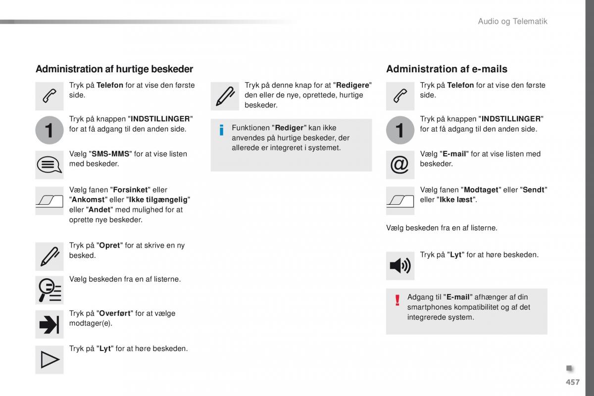 Peugeot Traveller Bilens instruktionsbog / page 459