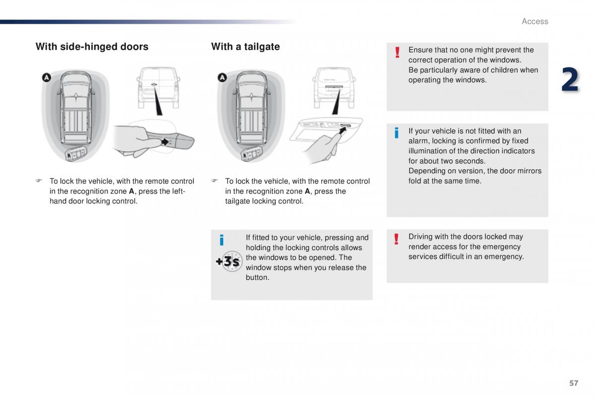 Peugeot Traveller owners manual / page 59